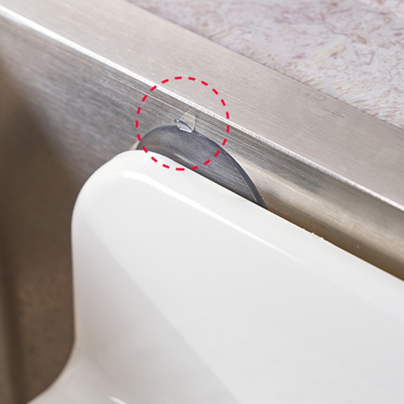 Giá Đỡ Bọt Biển Rửa Chén Gắn Tường Không Cần Đục Lỗ Cho Nhà Bếp