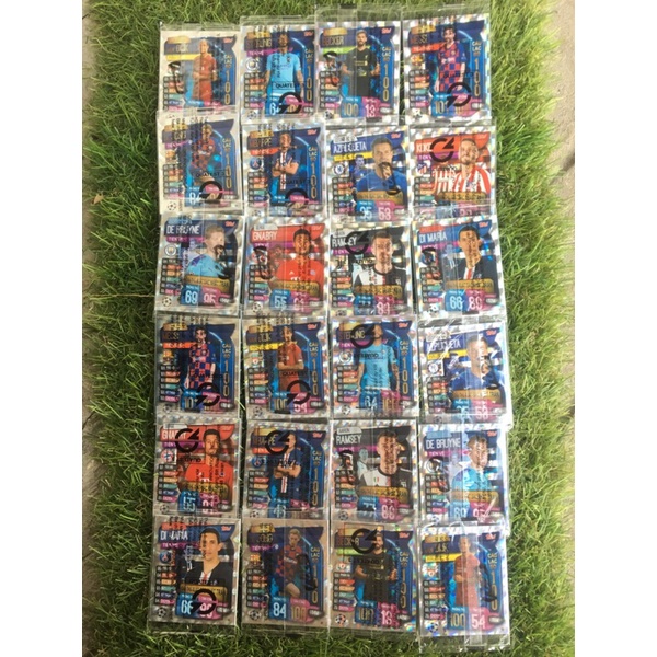 72 Thẻ cầu thủ poca 2019/2020. Poca Việt Nam thẻ cầu thủ bóng đá. Full bộ album 19/20 poca Match Attax