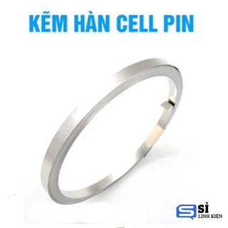 Kẽm hàn cell pin mạ niken dày 0.15mm, 0.2mm x 8mm