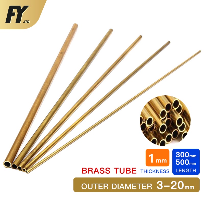 Ống Đồng Thau Thẳng Dài 1mm 300mm 500mm 3 4 5 6 7 8 9 10 11 12 13 14 15 16mm Chất Lượng Cao