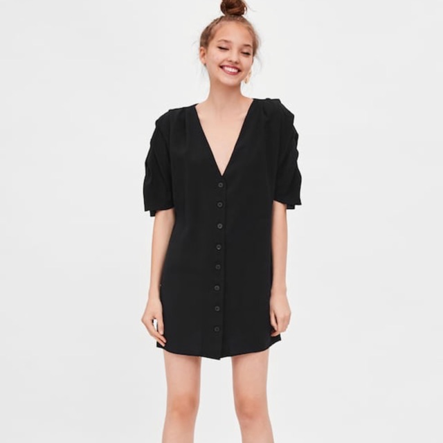 Váy zara tay bồng