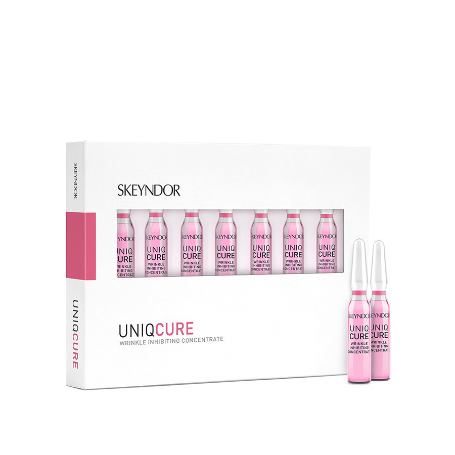 SKEYNDOR Uniqcure Hộp 7 ống tinh chất giảm nhăn, trẻ hoá da Wrinkle Inhibiting Concentrate 14ml | BigBuy360 - bigbuy360.vn