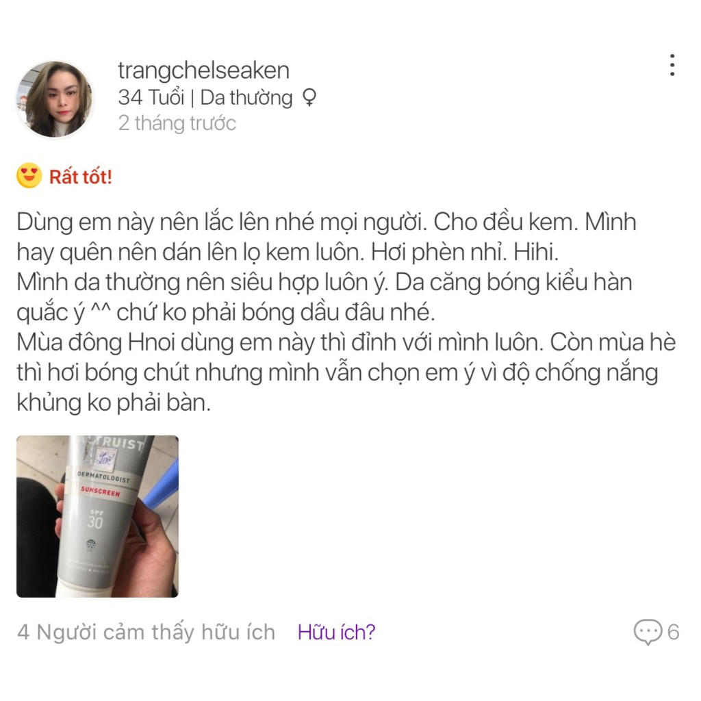 Kem chống nắng cho da nhạy cảm Altruist Dermatologist Sunscreen