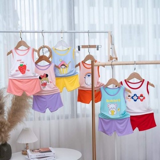 Xả bộ ba lỗ thun lạnh Minky mom cho bé