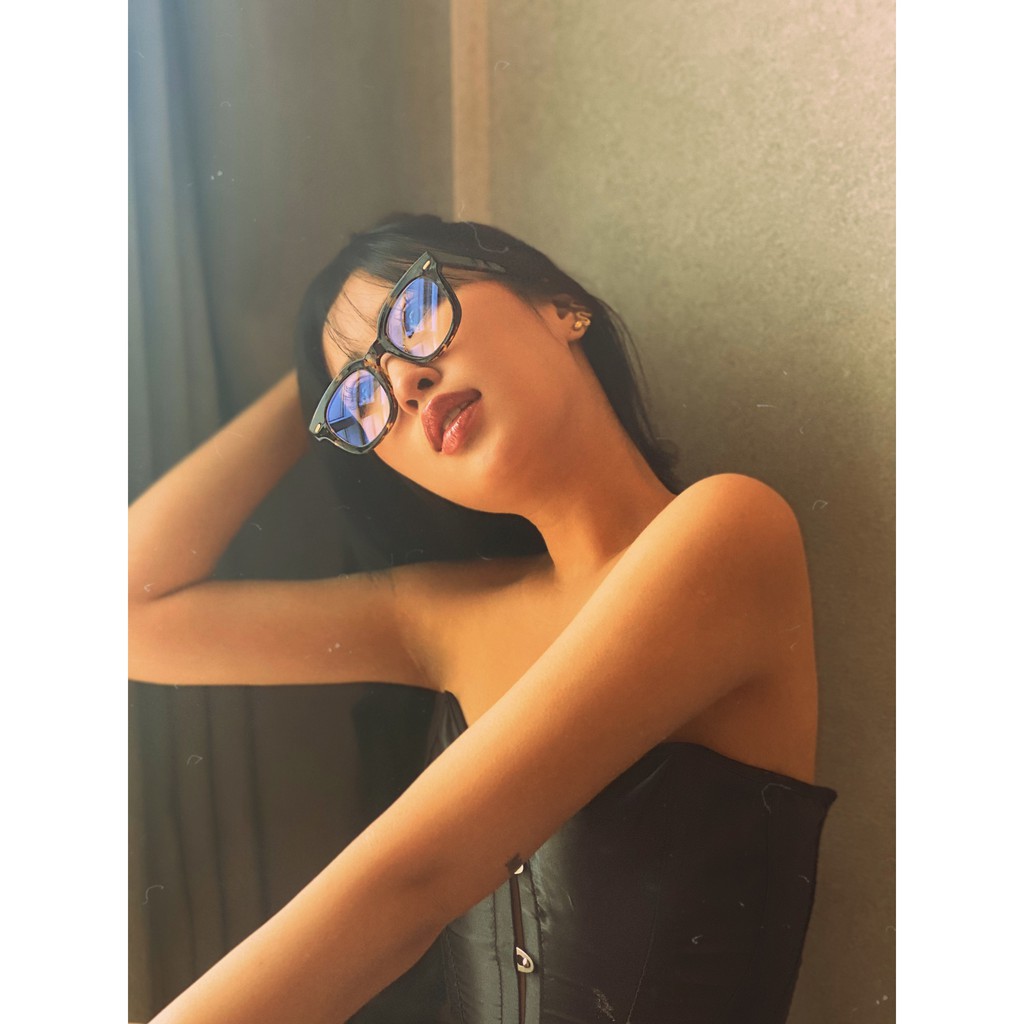 Gọng kính cận mắt tròn thời trang nam nữ local brand Iconic GLSS Vietnam, tròng mắt không độ chống tia UV trend 2021 | BigBuy360 - bigbuy360.vn