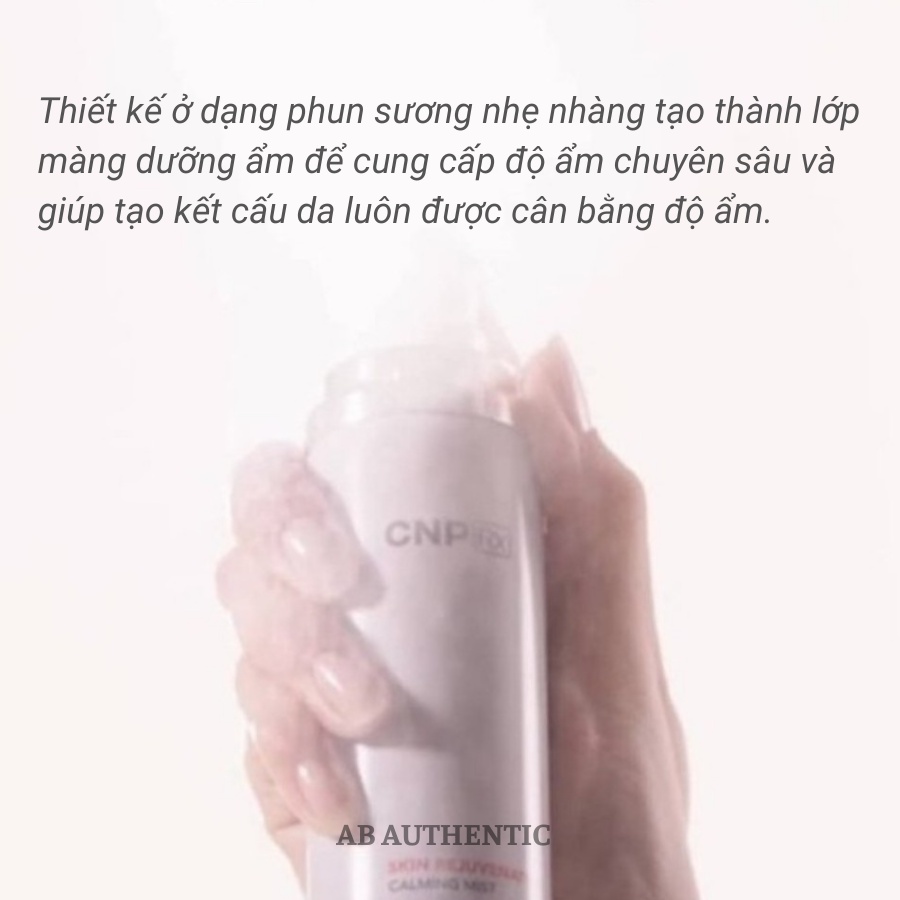 Xịt khoáng làm dịu, trẻ hóa da CNP Rx Skin Rejuvenating Calming Mist 70ml -AB AUTHENTIC