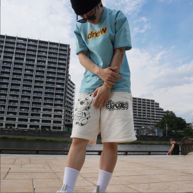 ÁO DREW HOUSE SECRET HOODIE SEA BLUE