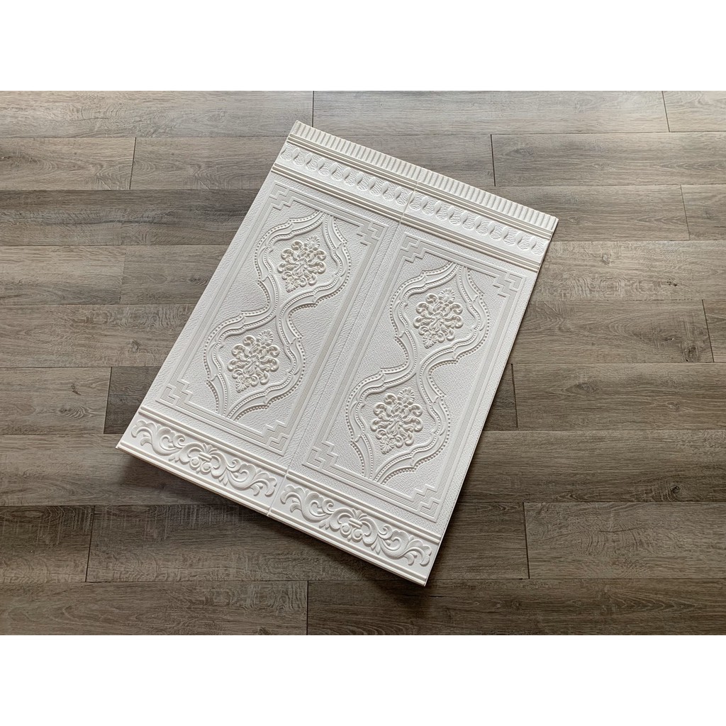 Xốp dán chân tường vân đá khổ to KT 90x70cm