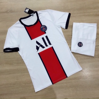 [Thun Thái Cao Cấp ] Bộ đồ đá bóng PSG màu trắng 2021