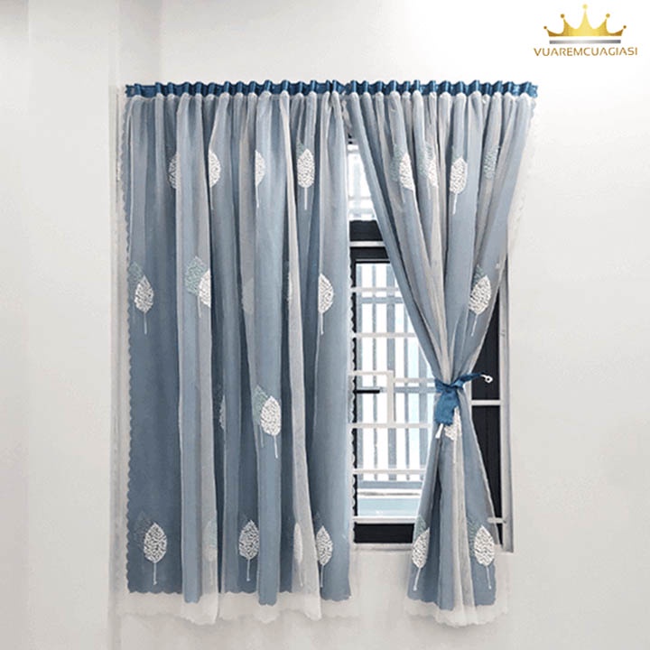 Rèm cửa dán tường cửa sổ Loại 1 cao cấp chống nắng, màn vải trang trí decor đẹp VIP04 Vuaremgiasi | BigBuy360 - bigbuy360.vn