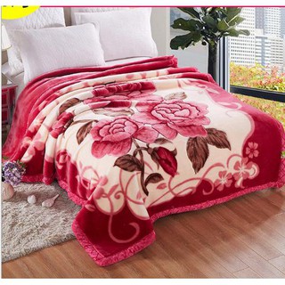 Chăn băng lông tuyết nhung, chăn thái sịn cho mùa đông ấm áp loại 2kg,3kg,4kg,5kg