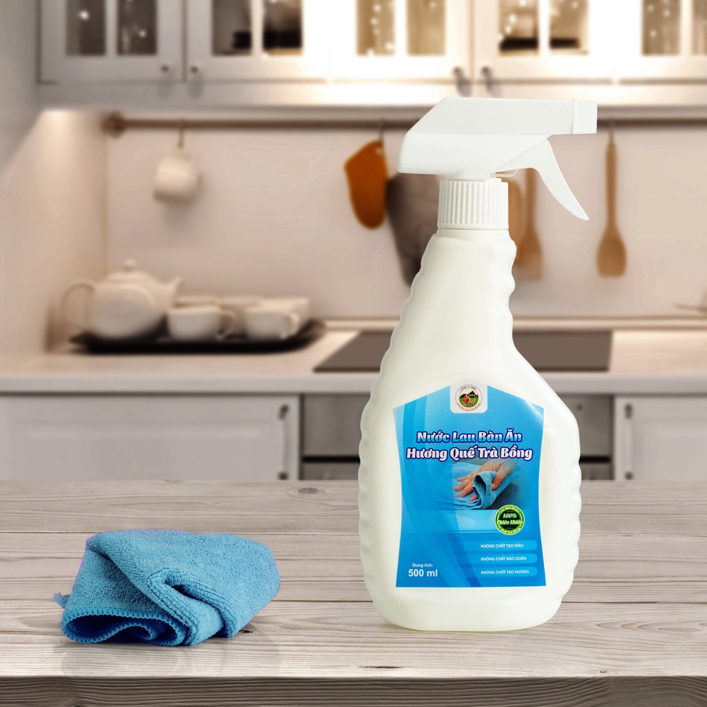 Nước Lau Bàn Ăn Hương Quế Trà Bồng 500ml