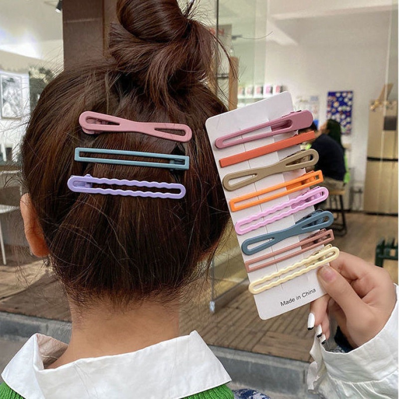 cute Kẹp Tóc Mái Ngang Đơn Giản Đa Năng Thời Trang Mùa Hè Hàng Mới Dành Cho Bạn Nữ set kẹp tóc hàn quốc kẹp càng cua nơ kẹp tóc mái kẹp tóc càng cua cặp tóc kẹp nơ kẹp mái phụ kiện tóc