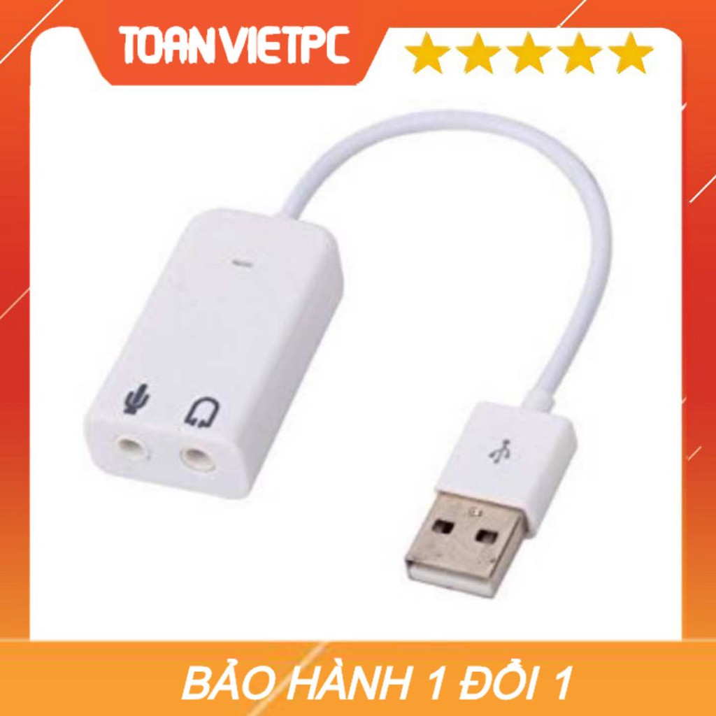 Usb sound dây | Cáp chuyển đổi usb ra âm thanh cổng 3.5