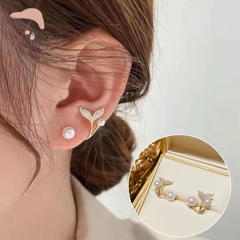 Bông Tai Mạ Bạc 925 Kiểu Dáng Đơn Giản Thời Trang Dành Cho Nữ