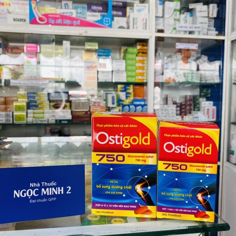 ✅  Ostigold 750mg Bổ sung dưỡng chất cho sụn khớp
