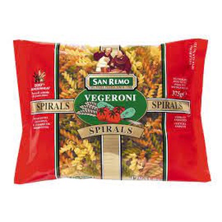 Nui rau củ spirals san remo úc 375g