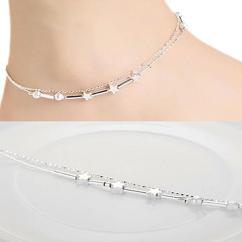 Lắc Chân Bạc 925 Thanh Lịch