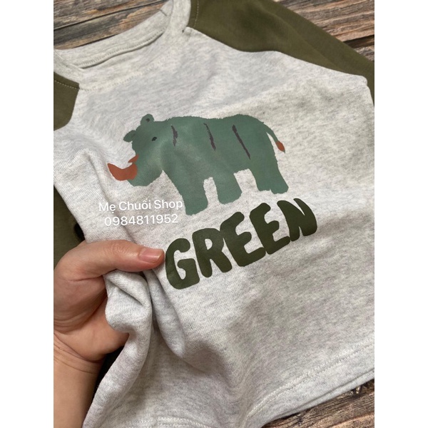 Bộ thu đông họa tiết tê giác BERNIE