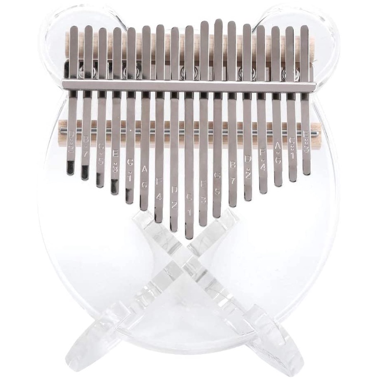 Gía đỡ đàn - Chân đàn Kalimba bằng gỗ | Mica trong suốt