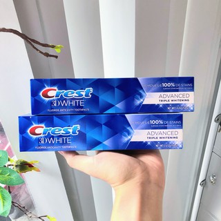 Kem Đánh Răng Siêu Trắng CREST 3D 158g (USA)