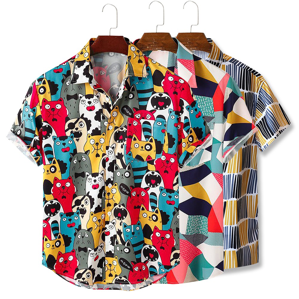 Áo sơ mi GUCATIN nam nữ form rộng, áo unisex vải lụa xịn thoáng mát