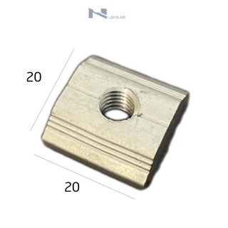 Nút ren nhôm 20_con chạy trượt nhôm định hình ren M8 loại nhôm cao cấp