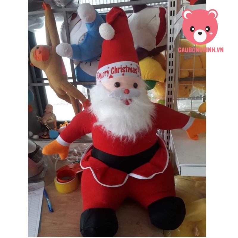 Gấu Bông Ông Già Noel Cute đủ size 30cm - 1m, Búp Bê Santa Clause, Quà Tặng Giáng Sinh ý nghĩa Gaubongxinh.vn