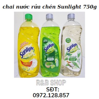 Chai nước rửa chén Sunlight 750g