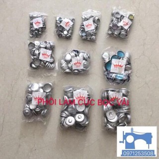 Phôi bọc cúc size từ 10mm đến 22mm 50 phôi/bịch