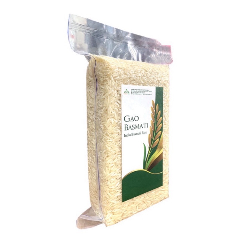 Gạo Basmati Ấn Độ 1kg Cho Người Tiểu Đường Eatclean *FREESHIP* Gạo Basmati Hỗ Trợ Ngăn Ngừa Tiểu đường