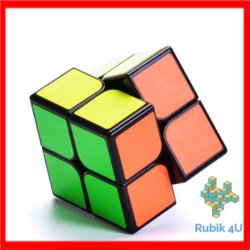 Rubik 2x2 QiYi 2 Tầng QiDi Khối Lập Phương Rubik Viền Đen