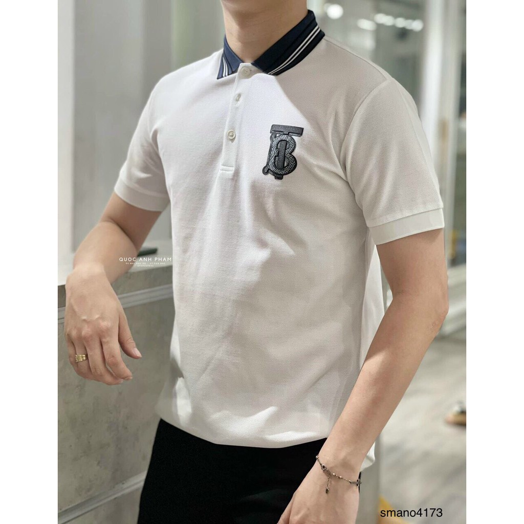 ⚡[𝙉𝙀𝙒 𝘼𝙍𝙍𝙄𝙑𝘼𝙇]⚡ Polo nam BBR phối kẻ viền cổ - Áo polo BBR logo thêu, thiết kế đơn điệu, tinh tế, chất vải thoáng mát