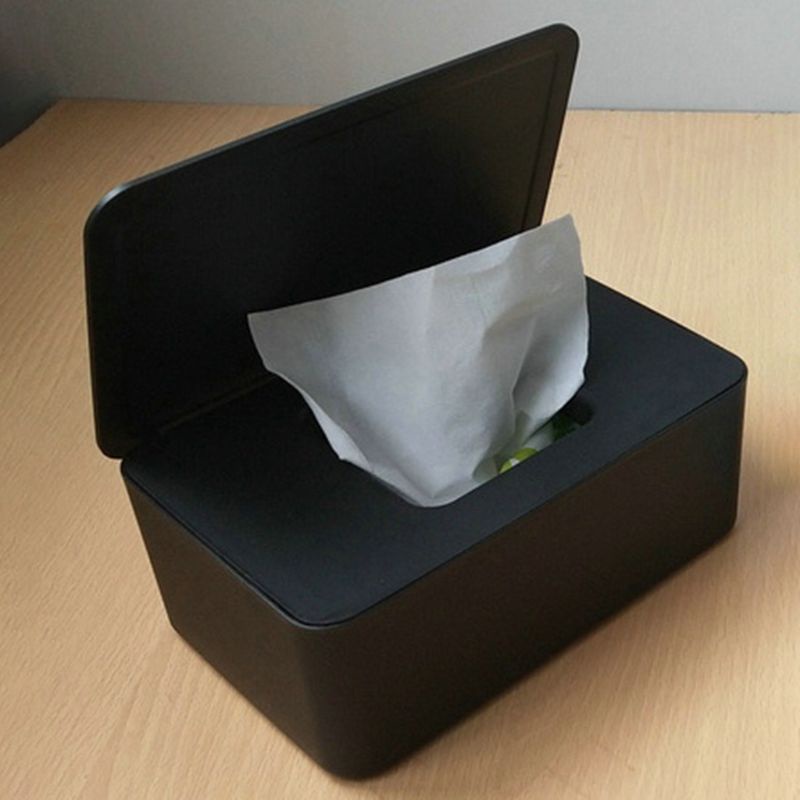Hộp Đựng Khăn Giấy Ướt Có Nắp Chống Bụi Tiện Dụng