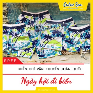 Quần Đi Biển gia đình Cây Dừa - Có cả Trẻ Em