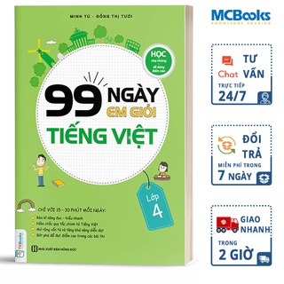 Sách 99 Ngày Em Giỏi Tiếng Việt Lớp 4 TKBooks