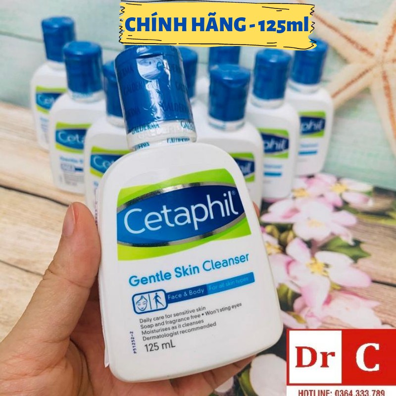 Sữa rửa mặt Cetaphil ⚜️FREESHIP⚜️ Cetaphil Gentle Skin Cleanser 125ml