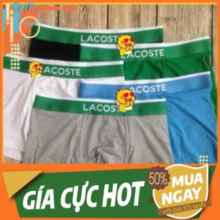 XẢ HÀNG NGHỈ BÁN  GIẢM GIÁ Quần lót Lacoste nam nhập Thái chuẩn xịn  GIÁ RẺ