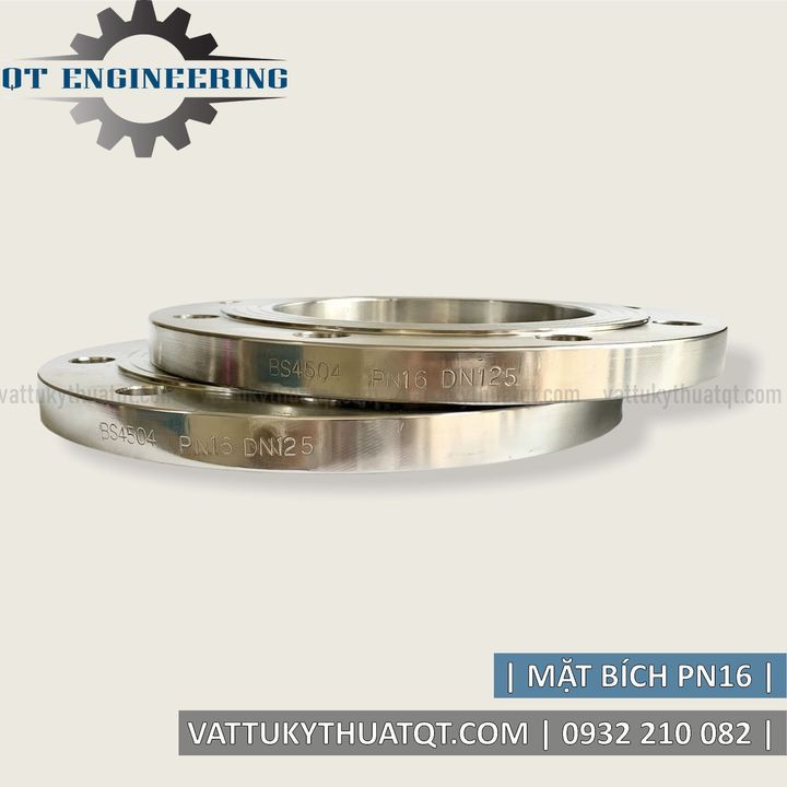 Mặt Bích Rỗng Inox 304 | BS4504-PN16 | DN80,DN100,DN125