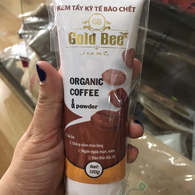 Tẩy tế bào chết cafe gold bee