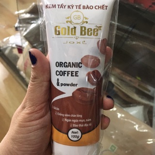 Tẩy tế bào chết cafe gold bee