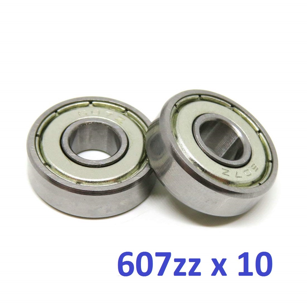 SET 10 Vòng bi Trục 7mm -  607 - 627 - 637 - 687 - 697 cho máy CNC, in 3D, bánh xe, ròng rọc - pully, bạc đạn động cơ