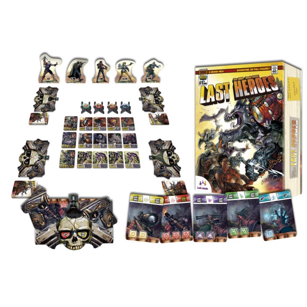 Trò chơi board game chiến đấu giả tưởng Last Heroes chính hãng dành cho 3-5 người