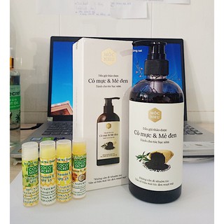 Dầu gội cỏ mực mè đen Mộc Nhu - Phủ đen tóc bạc chỉ sau vài lần gội.