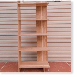 Kệ sách gỗ 5 tầng - kệ gỗ góc tường