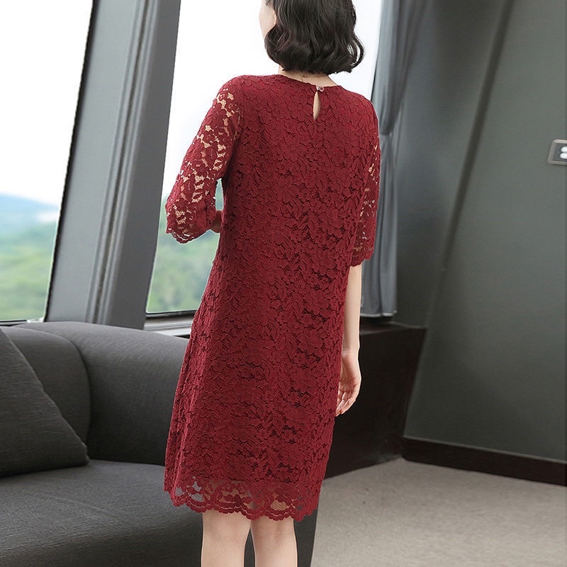 Váy đầm trung niên ren cao cấp