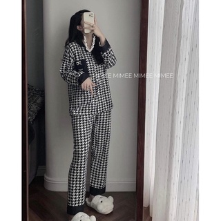 pijama đồ ngủ kẻ mimee