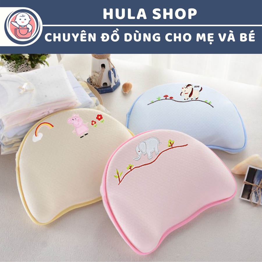 Gối cao su non Babymoov Chính hãng chống bẹp đầu cho bé