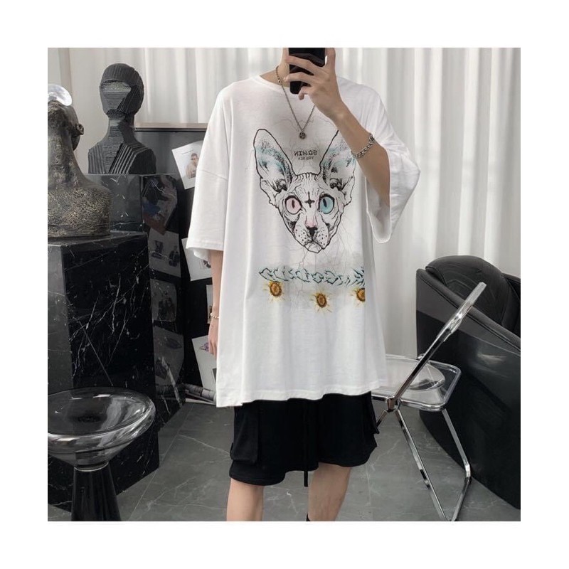 Áo thun Cat Flowers