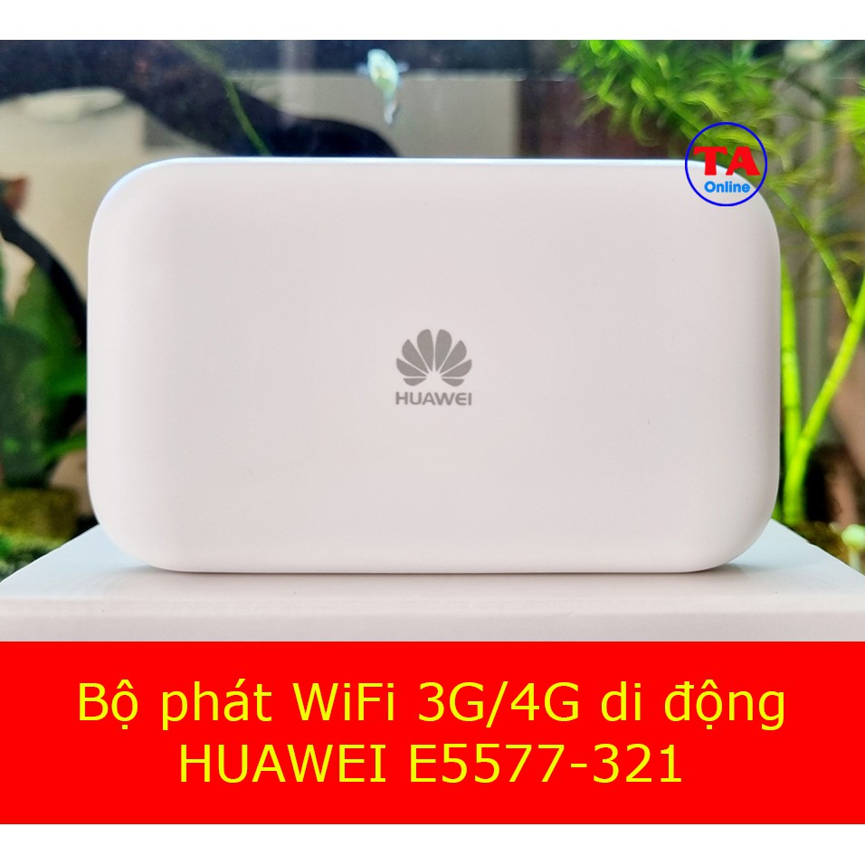 Wifi 4G Huawei E5577  và Pin 3000mAh - Hàng Chính Hãng - sử dụng liên tục 12h - Kết nối 16 thiết bị